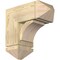 Ekena Millwork Thorton Arts and Crafts Rough Sawn Bracket w/ Offset Brace, Douglas Fir, 8"W x 18"D x 18"H BKT0806X18X18THR03RDF - alternate 1